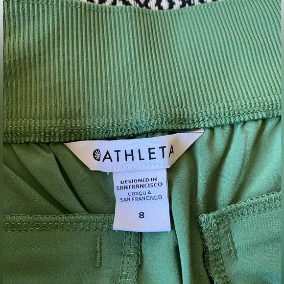 Athleta Brooklyn Green Ankle Pants - Picture 6 of 12